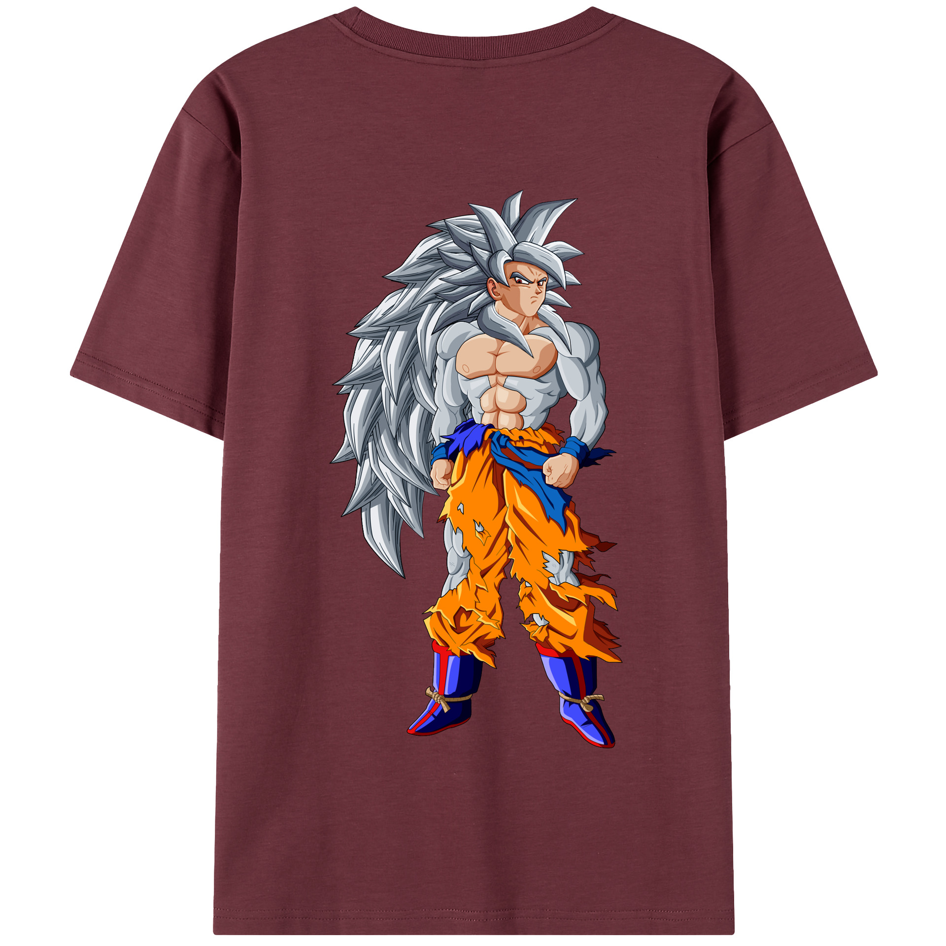（画像用） ドラゴンボール 孫悟空（そん ごくう）Son Goku カカロット DRAGON BALL Kakarotto 綿100％半袖Tシャツ（背面プリント）